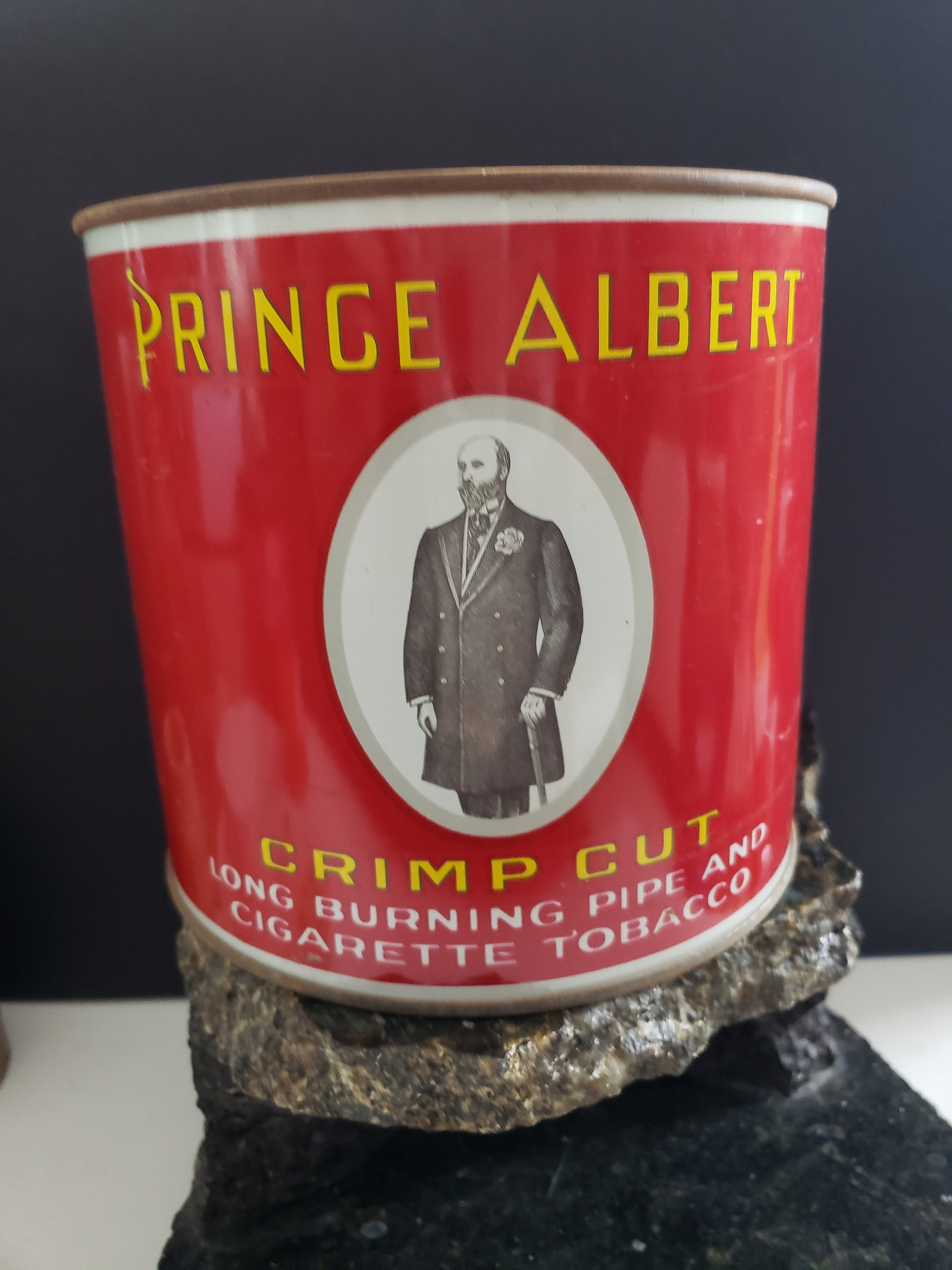 Prince Albert Pipe & Cigarette Tobacco Tin Crimp Cut Tobacco Etsy