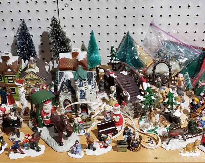 Christmas Village Items 