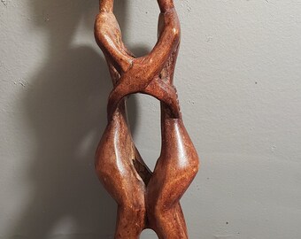 アフリカン工芸品 漕ぎ手2人 船の彫刻の通販 by むーんショップ