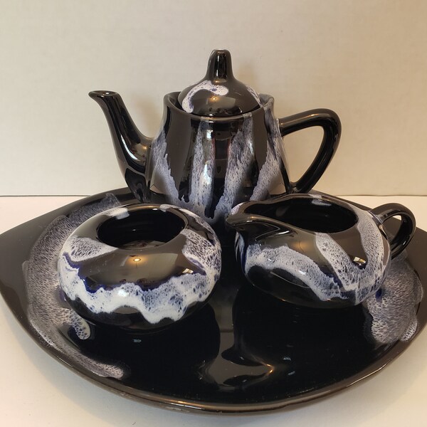 Blue Mountain Teapot Etsy