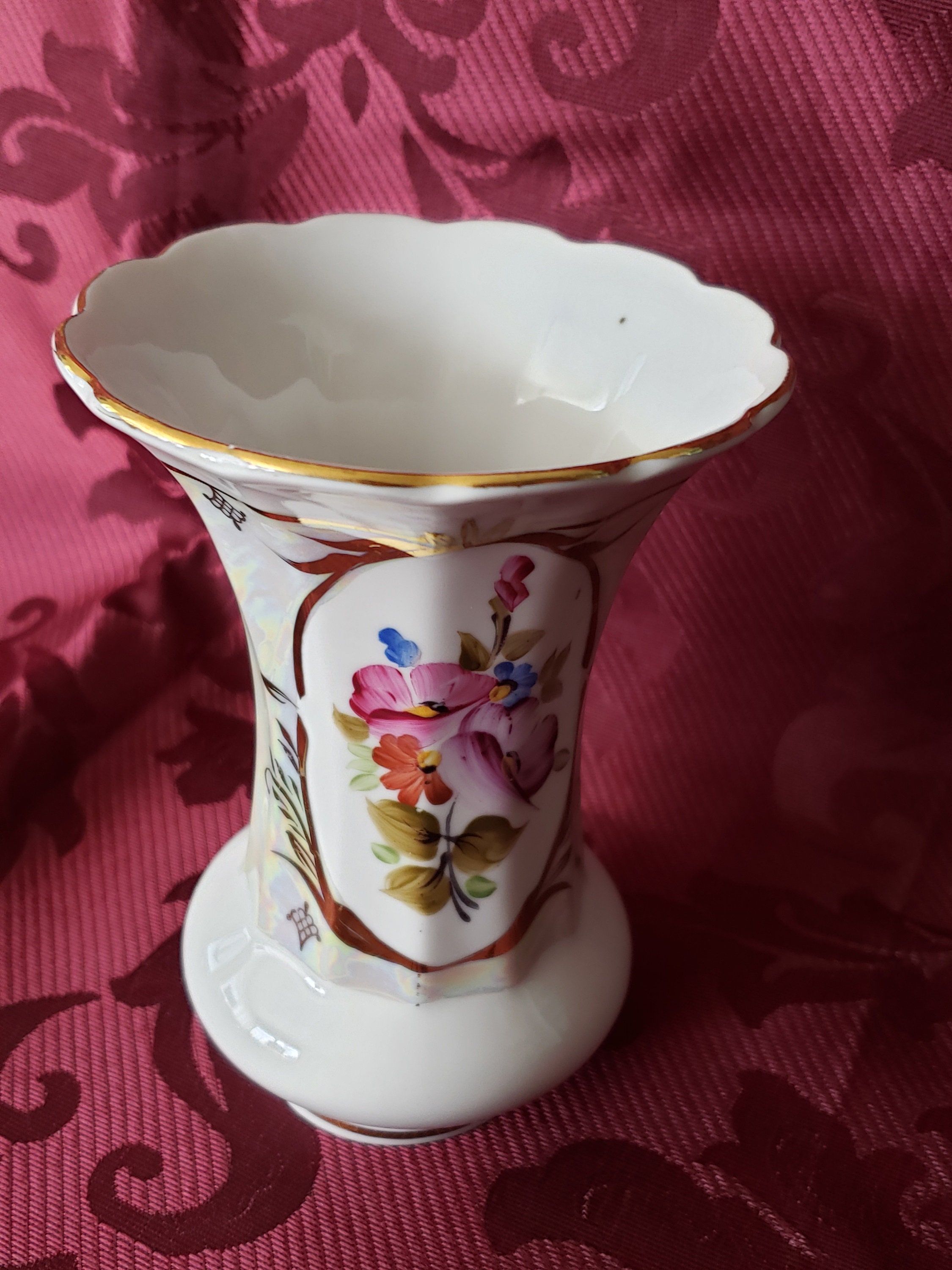 Korosten Porcelain Ukraine Russian Luster Tea Set / Floral Etsy Canada