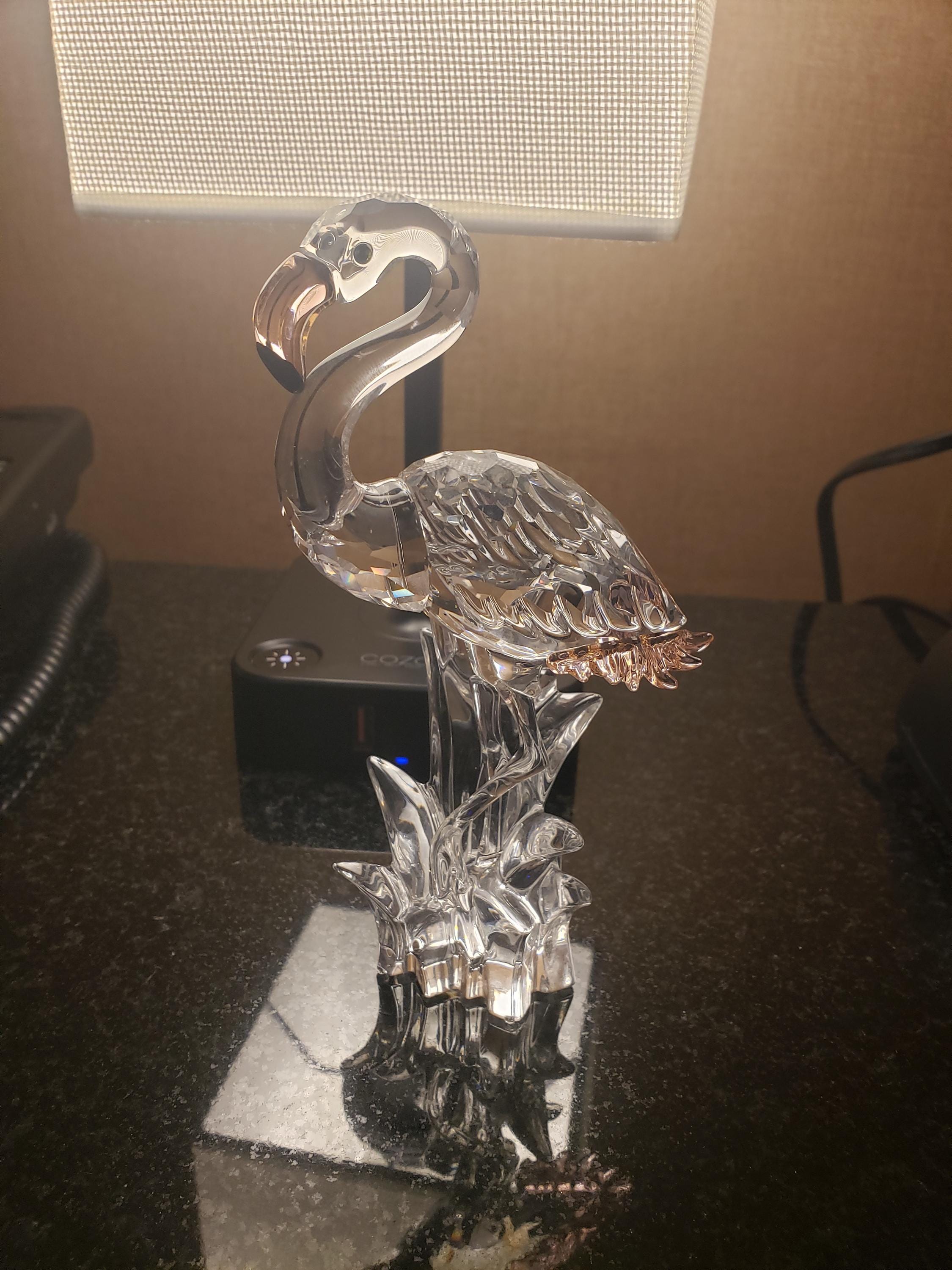 Swarovski Flamingo, Swarovski Crystal Figurine, Pink Flamingo - Etsy