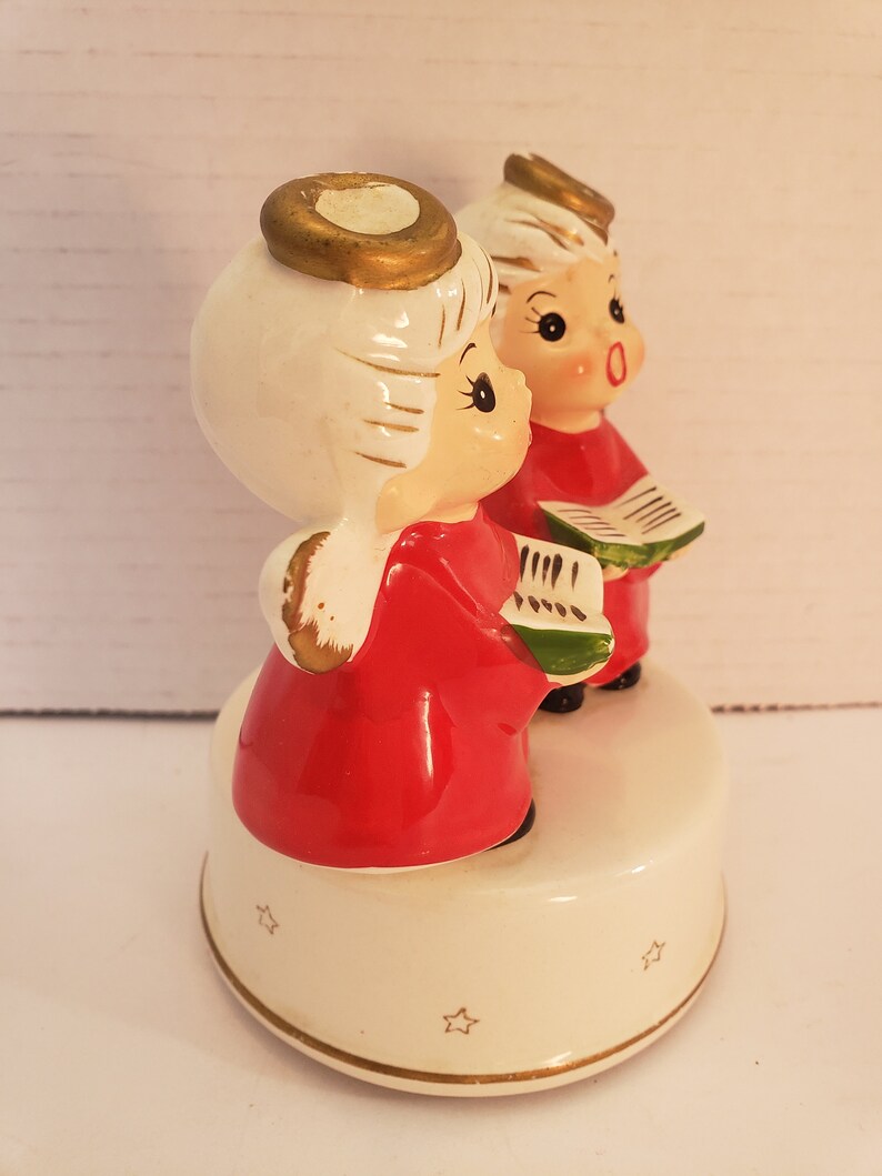 Rare Vintage Norcrest Caroling Angels Music Box, Tested Working (do Not ...
