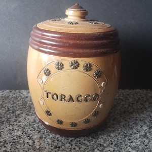 old tobacco jars Doulton Lambeth Tobacco Jar