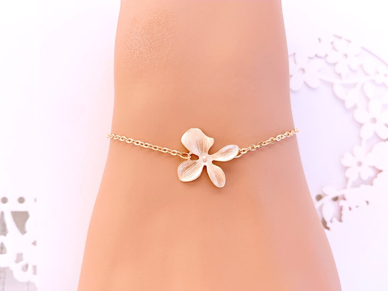 Flower Girl Bracelet Flower Girl Gift Flower Bracelet Etsy