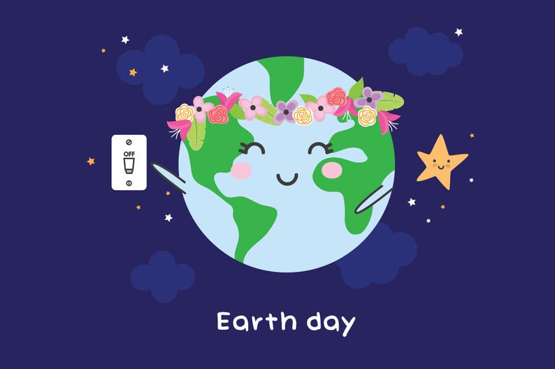 Earth day Cute illustration image 1