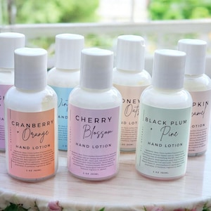 Hand Cream Bulk, Party Favor Lotion, Mini Lotion Gift, 2oz Travel Size Lotion, Hydrating Lotion, Dry Skin Moisturizer, Soothing Hand Cream