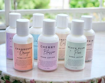 Hand Cream Bulk, Party Favor Lotion, Mini Lotion Gift, 2oz Travel Size Lotion, Hydrating Lotion, Dry Skin Moisturizer, Soothing Hand Cream
