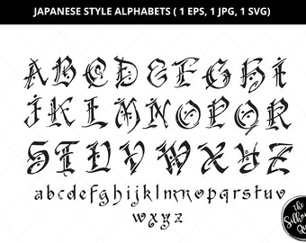 Download Japanese Font Svg Etsy