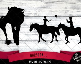 HorseballHorse Sports, Jockey, Horse Svg, Mallet Svg, Horseback Riding, Show Horse Silhouette File, Cricut File, Cut File