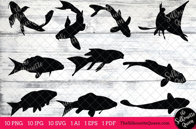 Download Pet Fish SVG Koi Fish SVG Koi Fish Cut File for Cricut | Etsy