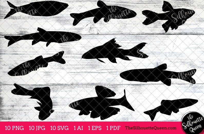 Download Fishing SVG Minnow Fish SVG Minnow Fish Cut File for Cricut | Etsy