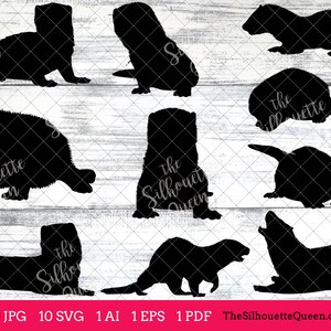 Mink svg, Mink monogram, Mink svg file,cuttable, Mink svg bundle, cut files, silhouette studio, cricut files, vector eps, jpg