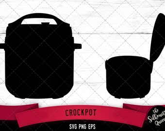 Crockpot svg, instant pot svg, crock pot svg, kitchen svg, crock-pot svg, oven dish svg, casserole svg, cooking pot, cut files for circuit