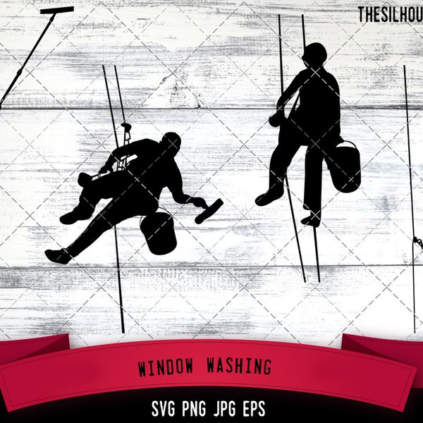 Window Cleaning Clipart - Etsy