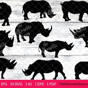 Rhinoceros svg, Rhinoceros monogram, Rhinoceros svg file,cuttable, Rhinoceros svg bundle, cut files, silhouette studio, cricut files, vector