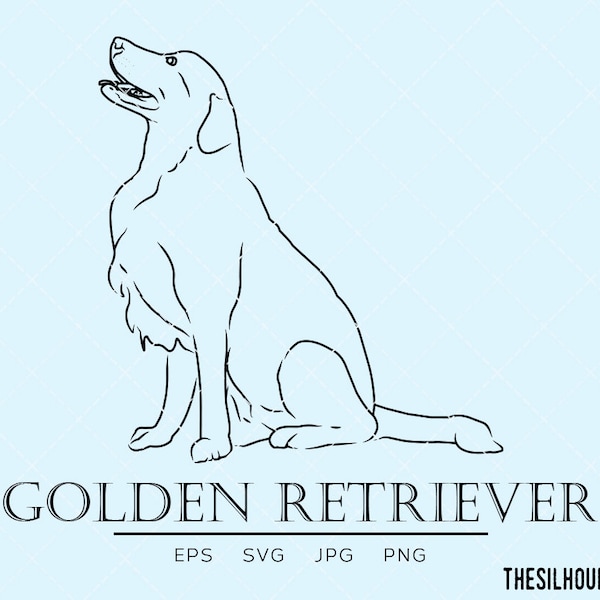 Golden Retriever, pure bred svg, guide dog svg, dog breed, pet dog, dog lover, dog mom dad, vector, cut files for circuit