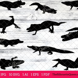 Alligator svg, Alligator monogram, Alligator svg file, cuttable, Alligator svg bundle, cut files, silhouette, cricut files, vector eps