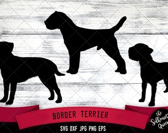 Border Terrier SVG Files, Dog Svg, Silhouette File, Cricut File, Cut File, Scan n Cut, Vector, Dog Love, Vinyl File, eps, dxf, png