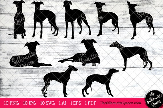 Download Whippet Silhouette Dog Svg Dog Svg Dog Monogram Svg Dog Svg Etsy PSD Mockup Templates