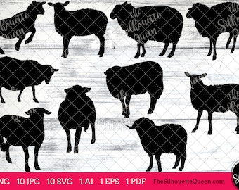 Sheep svg, Sheep monogram, Sheep svg file,cuttable, Sheep svg bundle, cut files, silhouette studio, cricut files, vector eps, jpg