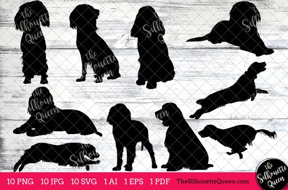 Download Clip Art English Springer Spaniel Dog Mama Monogram Frame Svg Cutting File Art Collectibles