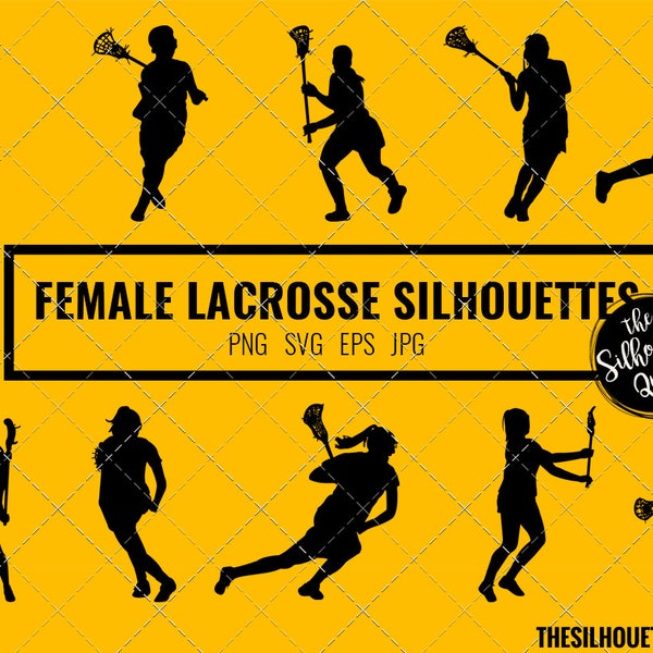 Lacrosse Silhouette - Etsy