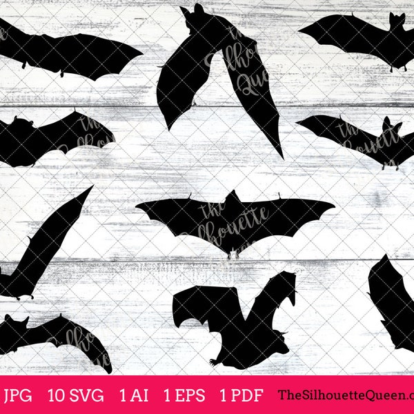 Bat Svg - Etsy