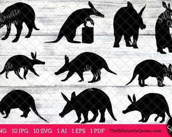 Aardvark svg, Aardvark monogram, Aardvark svg file,cuttable, Aardvark svg bundle, cut files, silhouette studio, cricut files, vector eps