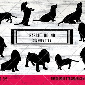 Basset Hound dog svg, dog svg, dog monogram svg, dog svg files cricut, dog svg cut files, dog svg image, dog svg design, svg bundle, eps