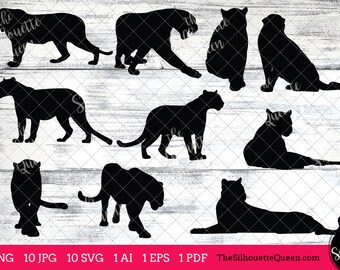 Black Panther svg, Panther monogram, Panther svg file,cuttable, Panther svg bundle, cut files, silhouette studio, cricut files, vector eps