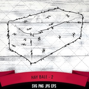Hay Bales SVG File - Straw Bales SVG File -Vector art- Commercial & Personal Use - svg file for Cricut,svg file for Silhouette,vinyl cutting