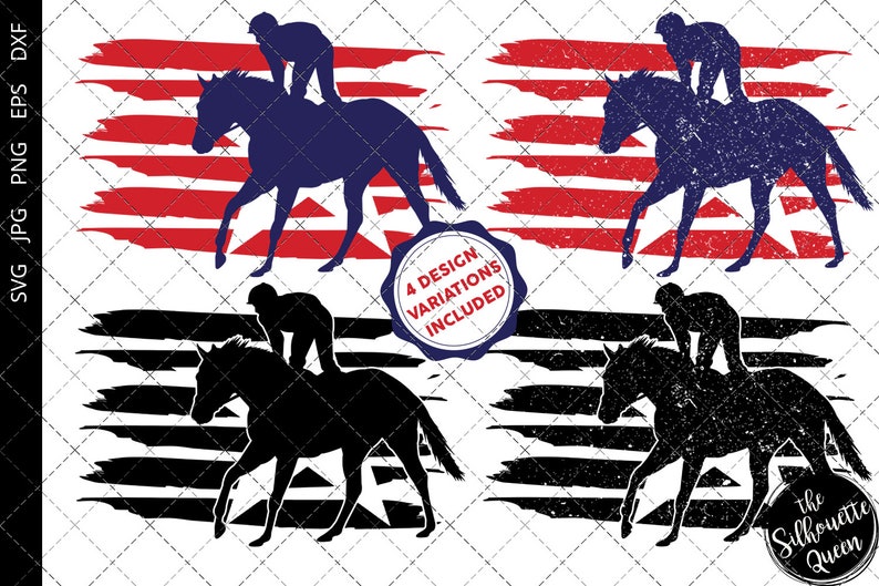 Horse Racing flag svg , Oil Rig svg, American Flag, Fourth of July SVG, 4th of July Svg, Patriotic SVG, Cricut Silhouette Cut File svg dxf image 1