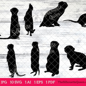 Meerkat svg, Meerkat monogram, Meerkat svg file,cuttable, Meerkat svg bundle, cut files, silhouette studio, cricut files, vector eps, jpg