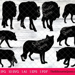 Wolf svg, Wolf monogram, Wolf svg file,cuttable, Wolf svg bundle, cut files, silhouette studio, cricut files, vector eps, jpg