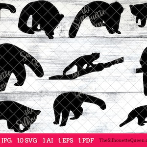 Red Panda svg, Red Panda monogram, Red Panda svg file,cuttable, Red Panda svg bundle, cut files, silhouette studio, cricut files, vector eps