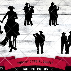 Cowboy cowgirl, couple svg, Cowboy svg, Cowgirl svg, love svg, Western svg, Southern svg, wedding couple svg, cut files for circuit