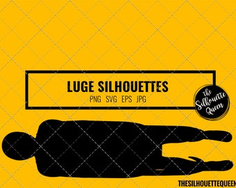 Luge SVG Bundle for Cutting , Cut files Silhouette Studio, Cricut , Diecut Machine Digital File, Instant Download, Eps, Dxf