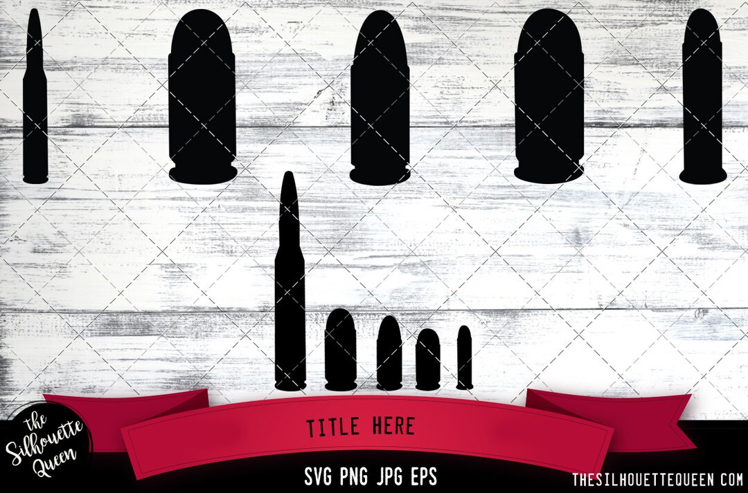 Rustic Bullet Svg Bullets SVG Silhouette Logo Bullets SVG Cut Files for - Etsy Denmark