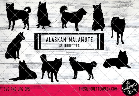 Download Alaskan Malamute Dog Svg Dog Svg Dog Monogram Svg Dog Svg Etsy