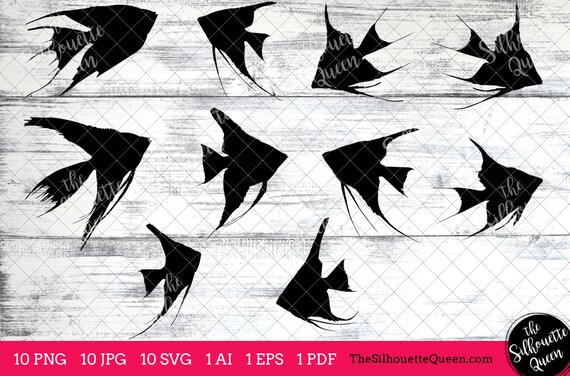 Download Pet Fish Svg Angel Fish Svg Angel Fish Cut File For Cricut Etsy