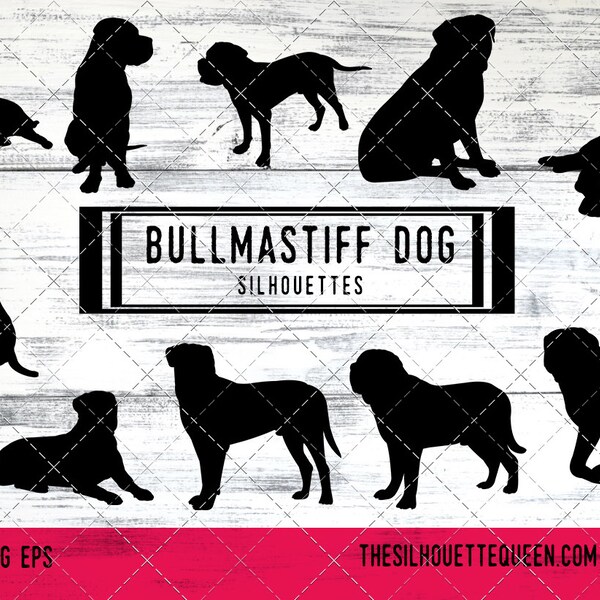 Bullmastiff dog svg, dog svg, dog monogram svg, dog svg files cricut, dog svg cut files, dog svg image, dog svg design, svg bundle, eps