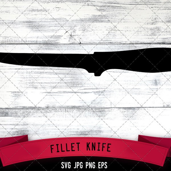 Fillet Knives Svg,  Cricut files, Silhouette Studio Vector Design, Cut File, Scan n Cut, eps file, dxf png