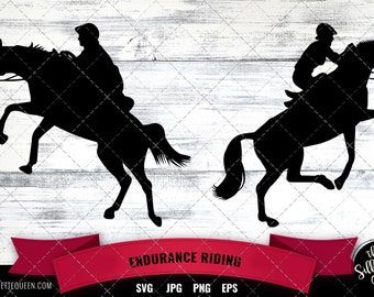 Endurance Riding, Horse Competition, Horse Svg, Equestrian Svg, Horseback Riding, Show Horse Silhouette File, Cricut File, cutting files