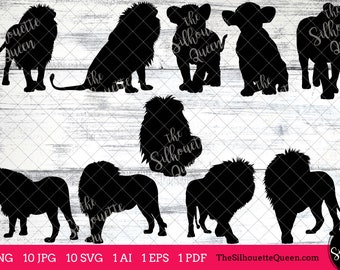 Lion svg, Lion monogram, Lion svg file,cuttable, Lion svg bundle, cut files, silhouette studio, cricut files, vector eps, jpg