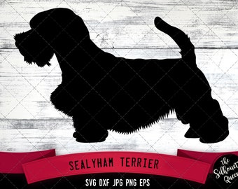 Sealyham Terrier SVG Files, Dog Svg, Silhouette File, Cricut File, Cut File, Scan n Cut, Vector, Dog Love, Vinyl File, eps, dxf, png