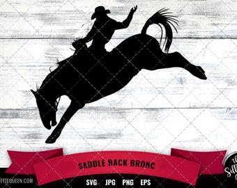 Saddle Back Bronc, rodeo svg, cowboy svg, western svg, country svg, rodeo vector, texas svg, rider svg, horseman svg, cricut cut files