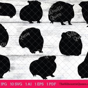 Guinea Pig svg, Guinea Pig monogram, Guinea Pig svg file, Guinea Pig cuttable, Guinea Pig svg bundle, cut files, silhouette, cricut files