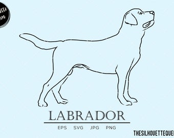 Labrador svg, Labrador Retriever, gun dog svg, Canadian dog svg, dog breed, pet dog, dog lover, cut files for circuit