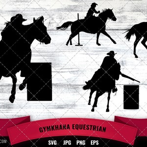 Gymkhana Equestrian,  Pony Club svg, 4-H svg, O-Mok-See svg,games on horseback, rodeo svg, barrel racing, pole bending, keyhole race